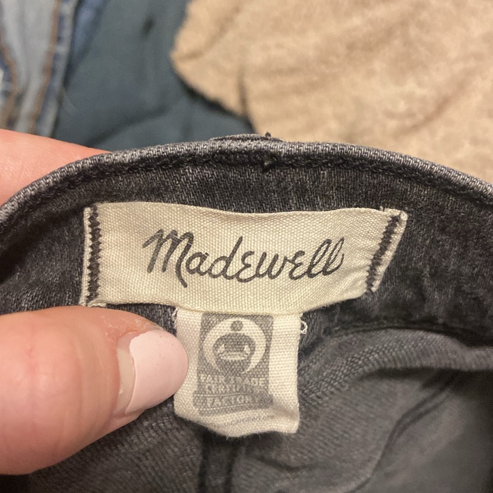 Madewell Charcoal 90s Straight Leg Jeans - Picture 8 of 10